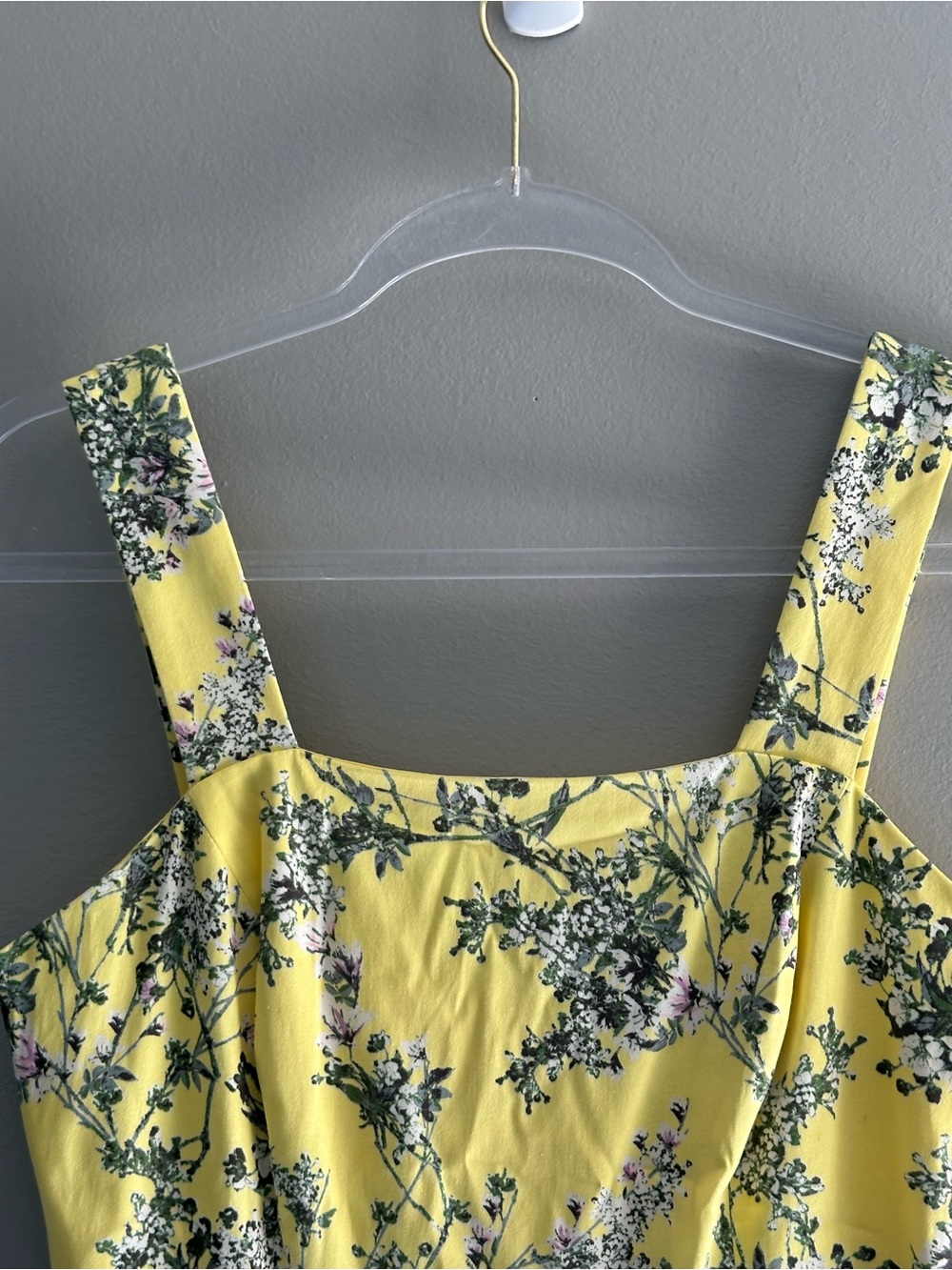 Alex Marie Yellow Floral Midi Dress - Picture 3 of 9